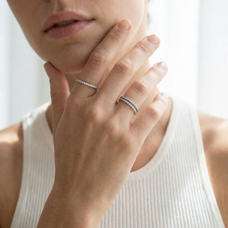 Lab-Grown Diamond Eternity Band by Noemie